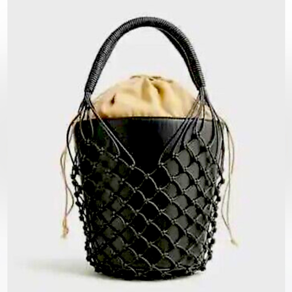 NWT J Crew Sedona basket bag in leather